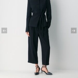 Wilfred Effortless Cropped Creppette Trousers